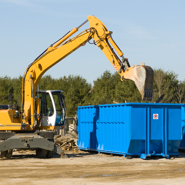 is there a minimum or maximum amount of waste i can put in a residential dumpster in Osseo WI